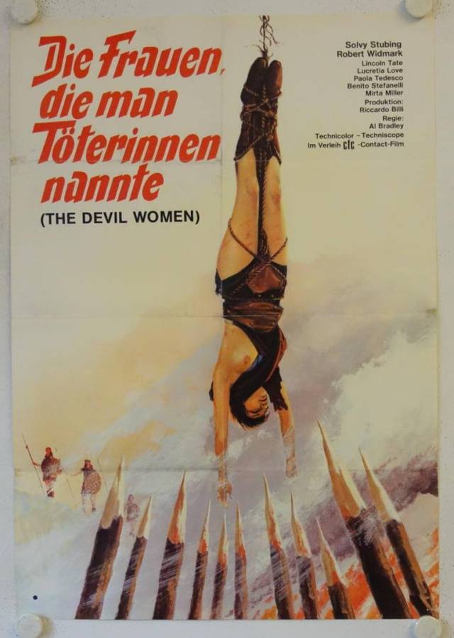 Battle of the Amazons original release german movie poster